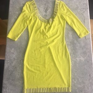 BLQ.MKT Wiggle/Pencil Dress Scoop Neck W/Metallic